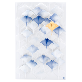 Wall Painting “Ray, Small", 30 x 20 cm