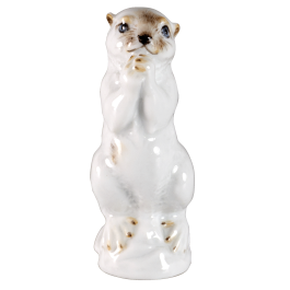 Animal baby ¿Otter¿, Coloured, without gold, H 5,5 cm