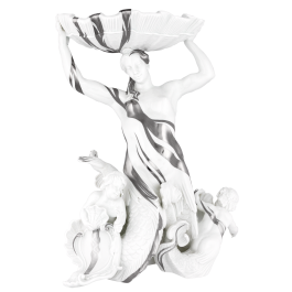 Nereide, Platinum painting, H 34 cm