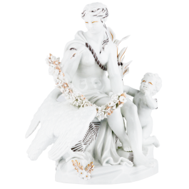 Leda with swan, lim. 25, H 17,5 cm