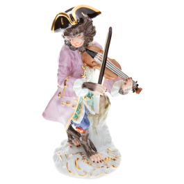 Monkey Orchestra Violinist, H 13,5 cm