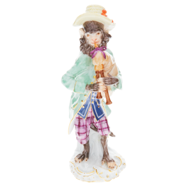 Monkey Orchestra Bagpiper, H 14,5 cm