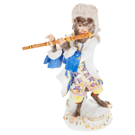 Monkey Orchestra Flautist, H 14,5 cm