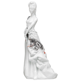 Figure "Model" small, Dragons melody, Limited Meissen Art Works, H 35 cm