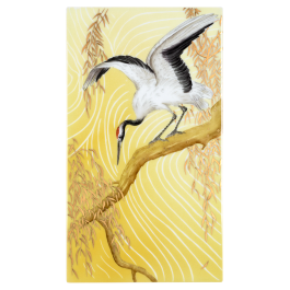 Four Seasons wall painting "Spring", lim. 15, 35 x 20 cm