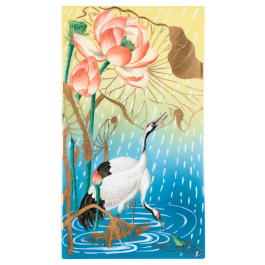 Four Seasons wall painting "Summer", lim. 15, 35 x 20 cm