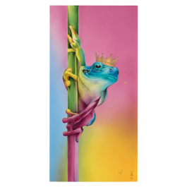 Wall painting "The frog prince", lim. 50, 60 x 30 cm