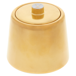 Sugar Bowl, Shape "MEISSEN® Cosmopolitan", Gold, Ø 8,5 cm