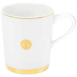Mug, Swords Luxury Gold, swords medallion, gold rim, V 0,25 l