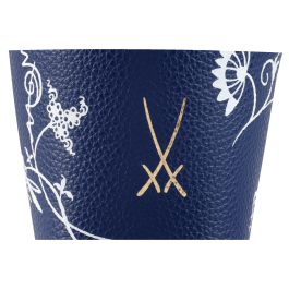 Cuff for coffee to go mug large, "Blue Onion", dark blue (87045) for "Blue Onion" and "The Original" white and seladon