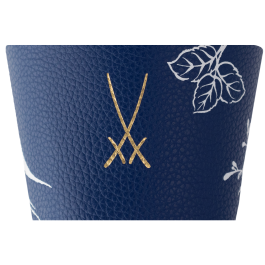 Cuff for coffee to go mug large, monkey and sloth, dark blue (87045)