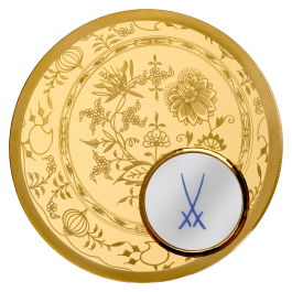 Gold Coin "Onion Pattern" (1oz Au)
