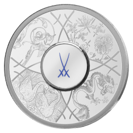 Medal "315 Years of MEISSEN" (1oz Ag)