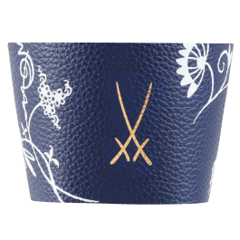 Cuff for coffee to go mug large, "Blue Onion", black-blue (8864) for "The Original" blue and red