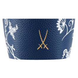 Cuff for coffee to go mug small, "Blue Onion", dark blue (8745) for "Blue Onion" and "The Original" white and seladon