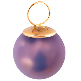 Pendant Pearl Collection Lilac, 750 rose gold, 1 porcelain pearl 10mm