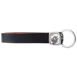 Keyring pendant Ming Dragon Black, 925 sterling silver
