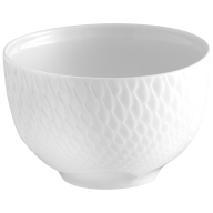 Soup bowl, Shape "Waves Relief", white, Ø 11 cm
