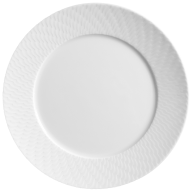 Starter und Dessert Plate, Shape "No 41 Waves Relief", white, Ø 22 cm