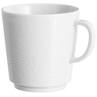 Mug, white, Shape "Vitruv Graphic", V 0,3 l
