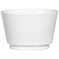Sugar bowl, Shape "Vitruv Graphic", white, 9 x 8 cm