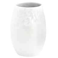 Vase, hand axe series, small, white, H 16 cm
