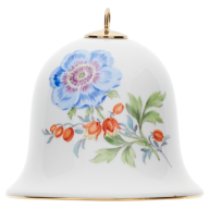 Bell, Vintage Flowerpainting 2, Anemone, H 5 cm