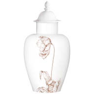 Vase with "Sepia Tulip", H 33 cm