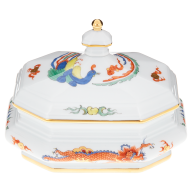 Box with "Rainbow dragon", H 9,2 cm