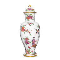 Vase "Chinoiserie", Chinoiserie after Stadler, H 39,5 cm
