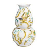 Vase "Stylised Flowers", Stylised flower painting after Börner, H 40 cm