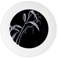 Wall plate I, Grasses and Dragonflies, Lim. 25, Shape "No 41"