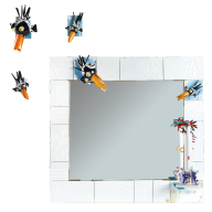 Mirror The Search for Happiness II, Unique Object, Silvia Klöde, H 67 cm