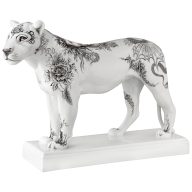 Lioness standing, Meissen Atelier, Tattoo Look, Lim., H 31 cm