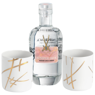 MEISSEN Gin set, 3-pcs, Juniper Jack Meissen Gin & Cherry 0,5 l, 46,5 % vol., Gin mug, "Swords"