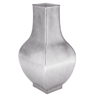 Vase, Mesh Platinum, H 25,5 cm