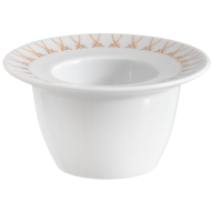 Egg cup, Shape "No 41", Swords Luxury Gold, swords rim, Ø 8,5 cm