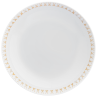 Salad- & Pasta Plate, Swords Luxury Gold, swords rim, Shape "No 41", Ø 22,5 cm