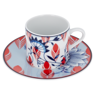 Espresso cup, "Meissen Collage","Bloomy Feathers", V 0,05 l