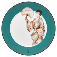Starter- and Dessert Plate, Shape "No 41", "MEISSEN Collage", "Noble Chinese", Ø 22 cm