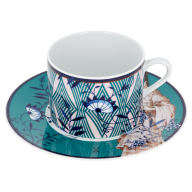 Coffee cup & saucer, "MEISSEN Collage", "Noble Chinese", V 0,15 l