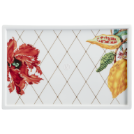 Platter, Shape "MEISSEN® Cosmopolitan", "Sweet Exotics", 28 x 18,5 cm