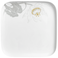 Dinner Plate, small, Shape "nova", Passion flower, 26 x 26 cm