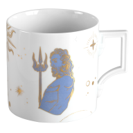 Big Mug, "MEISSEN Zodiac Collection", aquarius, V 0,5 l