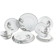 Starter set, 14-pcs for 2 persons, Shape "Vitruv", Fortune Dragon