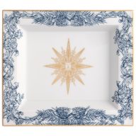 Vide-Poche, large, "Meissen Christmas Star", blue, 21 x 18,5 cm