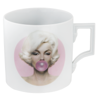 Big Mug, "Legends blowing Bubbles - Collection" by Michael Moebius, Marilyn, pink, V 0,5 l