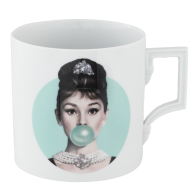 Big Mug, "Legends blowing Bubbles - Collection" by Michael Moebius, Audrey, blue, V 0,5 l