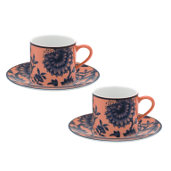 Espresso set, 4-pcs, "The Original", red