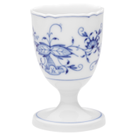 Egg Cup, Shape "New Cutout", Blue Onion, white rim, H 7 cm